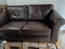 Leather sofa seater for sale  PRESTON