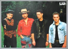 U2 – raro pôster promocional vintage original dos anos 1980 Polystar/Island Records comprar usado  Enviando para Brazil