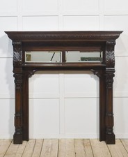 Carved oak fire for sale  CHESTER