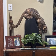 sculpture metal cheetah for sale  Troy