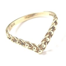 9ct gold wishbone for sale  CROYDON