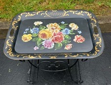 Floral painted table for sale  Rochester
