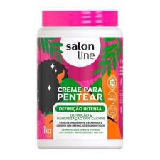 Linha Tratamento (Creme Para Pentear) Salon Line - Definicao Intensa 1000 Gr - ( comprar usado  Brasil 