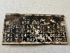 Mopar fender tag for sale  Hemet