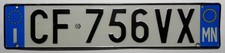 Nummernschild europa italien gebraucht kaufen  Bonn