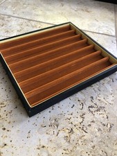 Lote de 3 bandejas de exibição vintage empilháveis de veludo laranja para loja de joias comprar usado  Enviando para Brazil