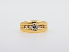Bague jonc 18k d'occasion  Paris II