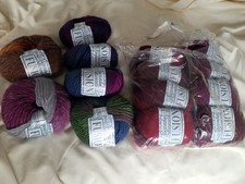 chunky wool yarn for sale  DEESIDE