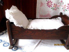 Antikes holz puppenbett gebraucht kaufen  Malsch