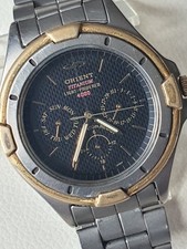 Relógio ORIENT VF01-000 titânio movido a luz 4000 WR100M muito raro comprar usado Relógio ORIENT VF01-000 titânio movido a luz 4000 WR100M muito raro comprar usado  Enviando para Brazil