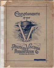 Antique ca. 1891 Compliments of the Pfaudler Vacuum Fermentation Co. [Brewing] comprar usado  Enviando para Brazil
