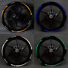 Adesivo reflexivo listra aro roda motocicleta carro 12 peças decalque para roda 18-21 polegadas, usado comprar usado  Enviando para Brazil