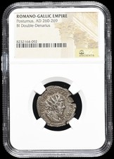 Postumus. Imperador Romano-Gálico, AD 260-269. Prata Antoninianus, certificação NGC comprar usado  Enviando para Brazil