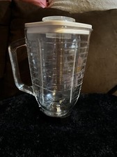 Jarro liquidificador de vidro Oster Regency centro de cozinha com tampa branca lâmina completa comprar usado  Enviando para Brazil