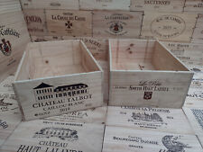 Wooden wine box for sale  CHIPPENHAM