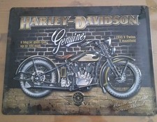 Harley davidson blechschild gebraucht kaufen  Böblingen