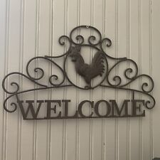Large metal welcome for sale  Lynden