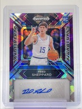 REED SHEPPARD 2024-25 PRIZM SENSATIONAL ROOKIE PURPLE ICE RC AUTOMÁTICO /99 Q4147 comprar usado  Enviando para Brazil