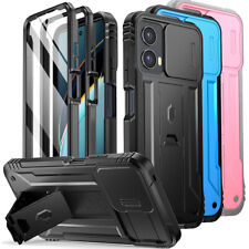 Usado, Capa poética suporte de tela embutida câmera deslizante para Moto G 5G (2024) comprar usado  Enviando para Brazil
