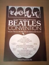 Beatles programme unique for sale  NORWICH