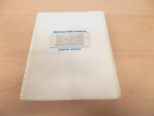 Original instruction manual for sale  RADSTOCK