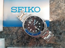 Seiko Prospex SRP787K1 relógio de mergulho tartaruga masculino moldura preta/azul ("Batman") 4R36 comprar usado  Enviando para Brazil