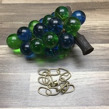 UVAS ACRÍLICAS VINTAGE LUCITE azul e verde, corrente ou mesa suspensa.   A3, usado comprar usado  Enviando para Brazil