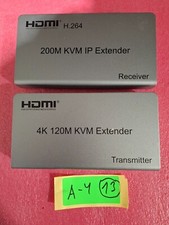 Extensor USB 4K 120M HDMI KVM sobre RJ45 Ethernet Cat5e/6 transmissor + receptor comprar usado  Enviando para Brazil