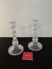 Paire bougeoirs diamant d'occasion  Baccarat
