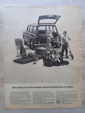 VW Volkswagen 1600 Variant, komisches Auto, Werbung advert pubblicità, 1966 comprar usado  Enviando para Brazil