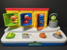 Usado, Brinquedo musical de canto Sesame Street Workshop Poppin Pals testado/funciona vintage 2004 comprar usado  Enviando para Brazil