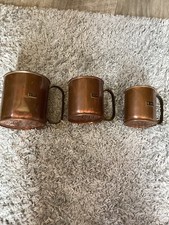 Vintage copper mugs for sale  WARLINGHAM