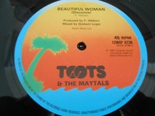 Toots maytals beautiful for sale  BARRY