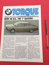 Bmw torque magazine for sale  PRESTON