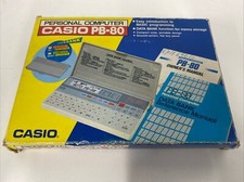 Computador pessoal Casio PB80 antigo com função de banco de dados PB-80 comprar usado  Enviando para Brazil