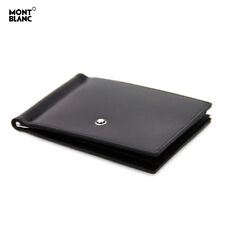 Usado, Carteira Montblanc Meisterstück original couro genuíno 6CC clipe de dinheiro para homens comprar usado  Enviando para Brazil