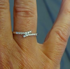 Ring weißgold 585 gebraucht kaufen  Duisburg