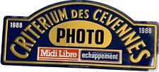 Ancienne plaque criterium d'occasion  Clarensac