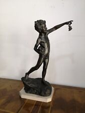 Statua pescatore bronzo usato  Catania