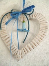 Rattanherz weiß blaue gebraucht kaufen  Ehingen (Donau)