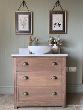 Vintage oak vanity for sale  LANCASTER