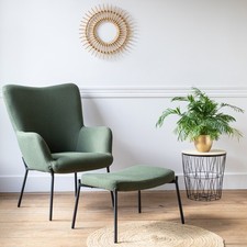Fauteuil tissu boucle d'occasion  France