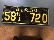 Alabama license plate for sale  Alexander City