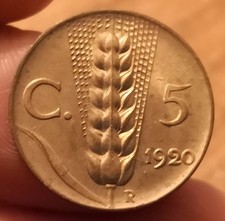 Centesimi 1920 spiga usato  Olbia