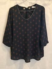 Blouse bleu marine d'occasion  Bourg-de-Thizy