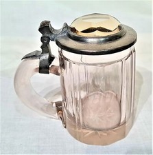 Boccale birra peltro usato  Viu