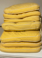 Gelbe stuhlkissen 34x38cm gebraucht kaufen  Heddesheim