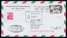 Repubblica 1961 aerogramma usato  Firenze
