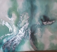 Canvas abstract wall for sale  Clarksville