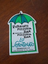 Adesivo vintage ristorante usato  Macerata